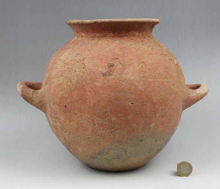 Etruscan Aardewerk GIGANTISCHE Stamnos, Verzamelen, Mineralen en Fossielen
