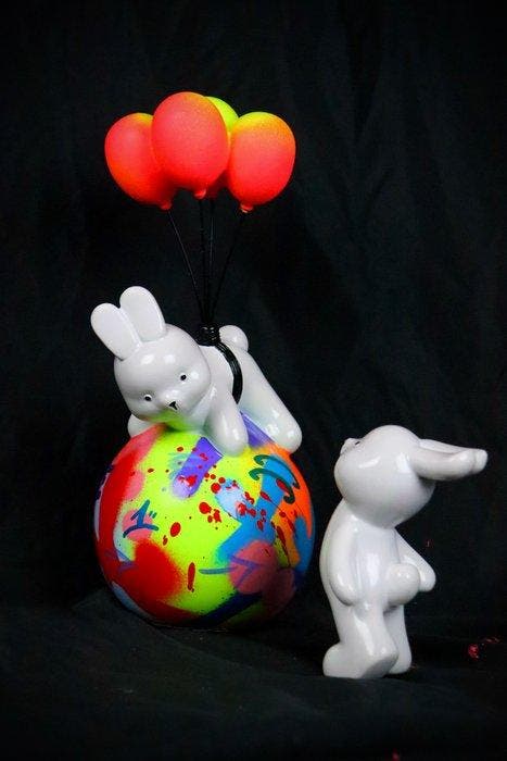 Socrate - Bunnies dream, Antiek en Kunst, Kunst | Designobjecten