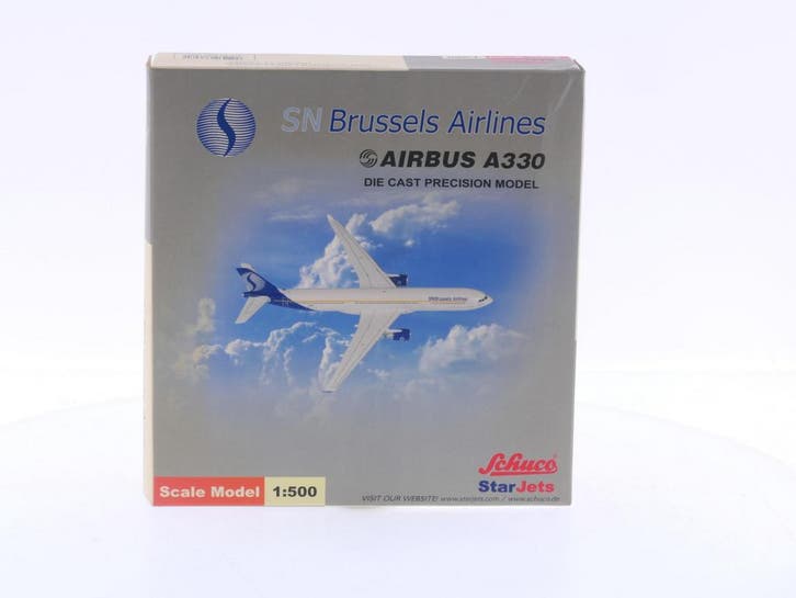 Schaal 1:500 Schuco/Star Jets 355 7607 SN Brussels Airlin..., Hobby & Loisirs créatifs, Modélisme | Avions & Hélicoptères, Enlèvement ou Envoi