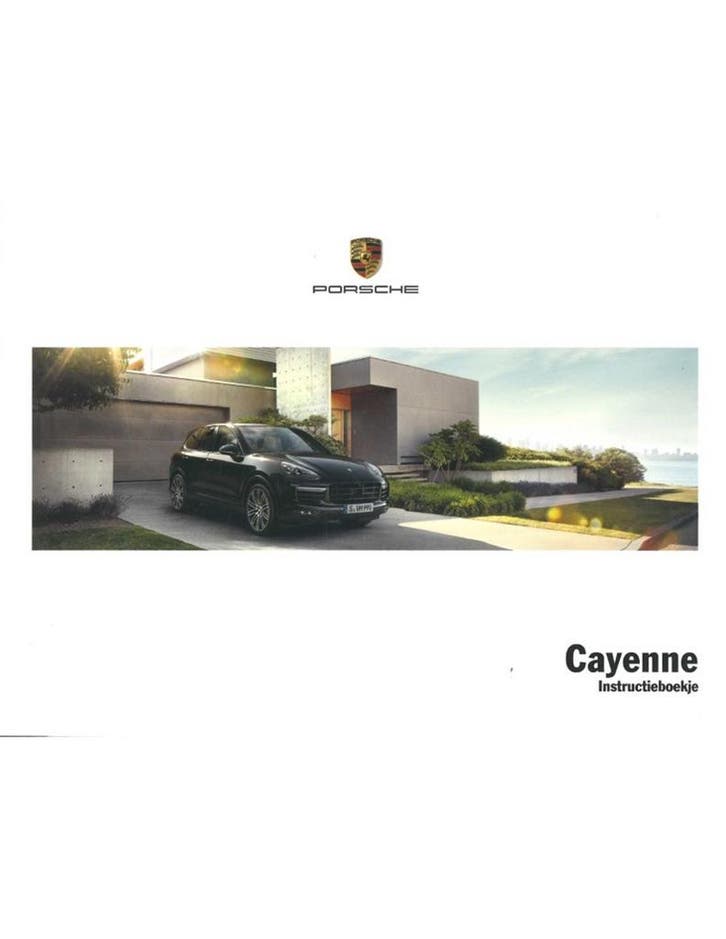 2016 PORSCHE CAYENNE INSTRUCTIEBOEKJE NEDERLANDS, Autos : Divers, Modes d'emploi & Notices d'utilisation, Enlèvement ou Envoi