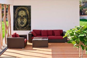 Jacqueline Klein Breteler - Portrait on Tapestry