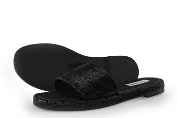Steve Madden Muiltjes in maat 36 Zwart, Verzenden, Zwart, Steve Madden, Zo goed als nieuw