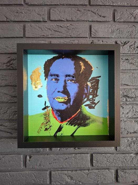 VANDAL - MAO portait, Antiek en Kunst, Kunst | Designobjecten