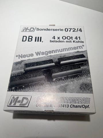M-D H0 - 072/4 - Modeltrein goederenwagonset (1) - 4