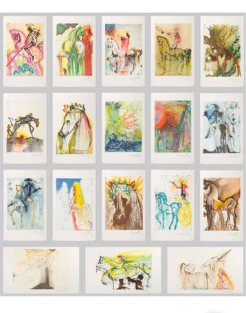 Salvador Dali (1904-1989) - Chevaux Daliniens - 18, Antiquités & Art