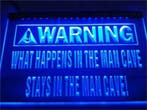 Mancave neon bord lamp LED cafe verlichting reclame lichtbak, Verzenden, Nieuw