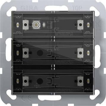 KNX Systeem 55 3-Gang Drukknopsensor Standaard - 501300, Doe-het-zelf en Bouw, Verzenden, Nieuw