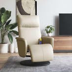 vidaXL Massagestoel verstelbaar met voetensteun kunstleer, Huis en Inrichting, Fauteuils, Verzenden, Nieuw