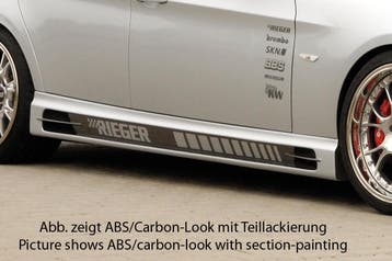 Rieger side skirt | 3-Serie E90: 03.05-08.08 (tot Facelift),, Verzenden, Nieuw, BMW