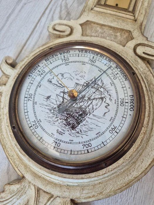 armand pien - Barometer - Hout - Armand pien, Antiek en Kunst, Curiosa en Brocante