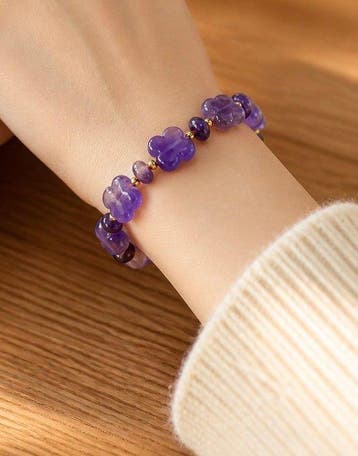 Argent 925, améthyste Bracelet- 19 g