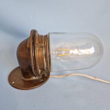 Pauluhn Electric MFG. Co. Ships lamp - wandlamp - Glas,