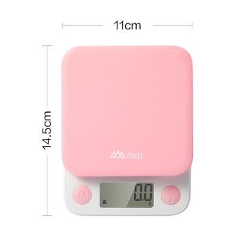 Pocket Keukenweegschaal tot 5Kg - Roze - Weegschaal Keuken D, Verzenden