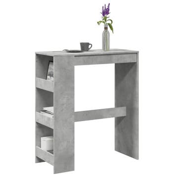 vidaXL Bartafel met rekken 90x40x103,5 cm bewerkt hout, Verzenden, Nieuw