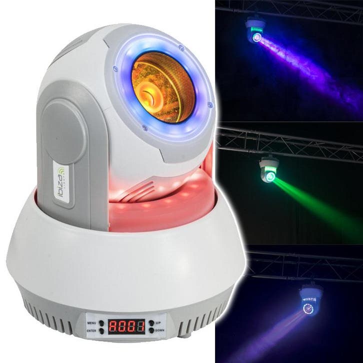 Ibiza Light Star Beam WH Movinghead Led Lichteffect, Muziek en Instrumenten, Licht en Laser