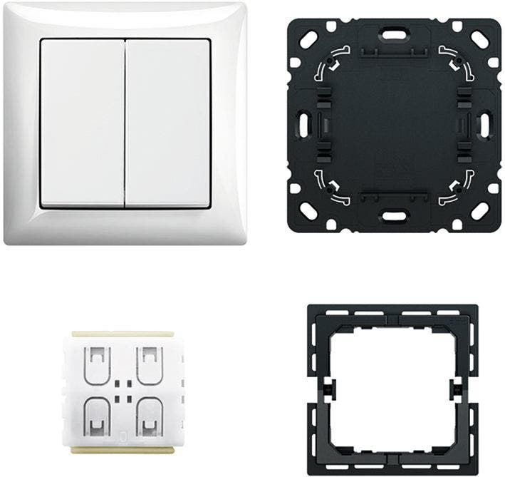 ABB Busch-Jaeger FoH Switch Balance AlpinWhite 3 Set -, Doe-het-zelf en Bouw, Alarmsystemen, Verzenden