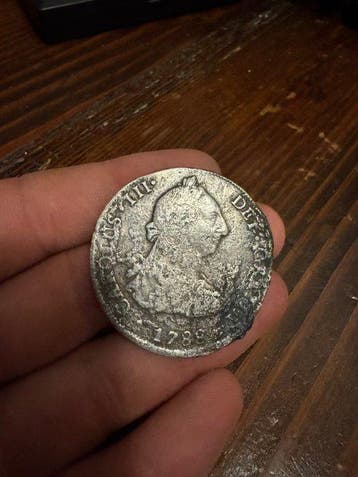 Spanje. Carlos III. 8 Reales 1788 Potosí JR (Zonder