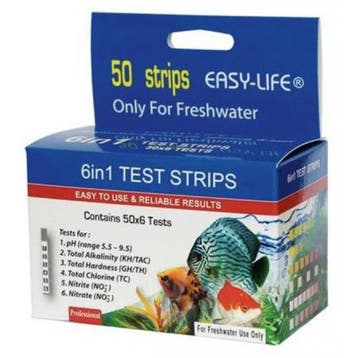Easy Life teststrips zoetwater 50 stuks - pH, GH, KH, nitrie, Verzenden