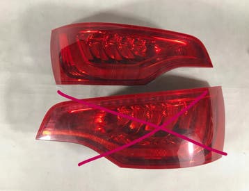Audi Q7 4L LIFT 11-15 achterlicht links LED USA, Auto-onderdelen, Verlichting, Verzenden, Gebruikt