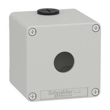 Enceinte De Contrôle Métallique XAP 22mm Trou Unique Gris -, Verzenden