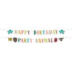 Jungle Dieren Letterslinger Happy Birthday 2st, Verzenden