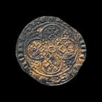 Médiéval Laiton Rare jeton de calcul français - Jeton