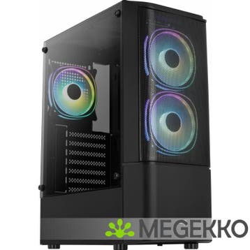 Aerocool Quantum Mesh Zwart RGB, Verzenden