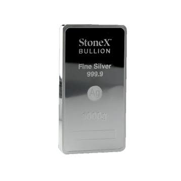 1 kilo zilveren muntbaar Stonex