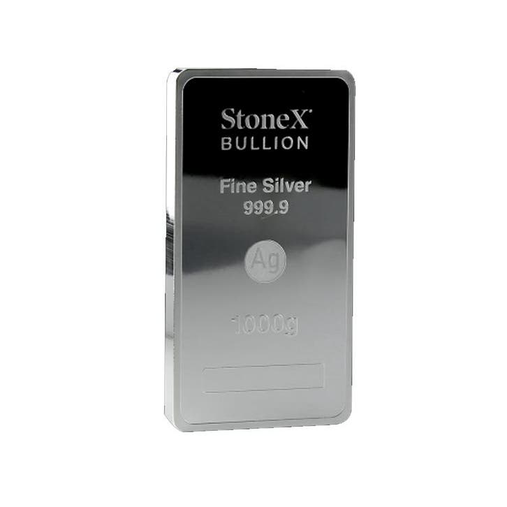 1 kilo zilveren muntbaar Stonex, Timbres & Monnaies, Métaux nobles & Lingots
