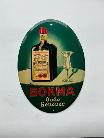 Rob Otten, Bokma oude genever - Reclamebord -