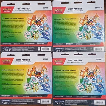 4 Sealed box Fantastico particolare!!! First Partner Series