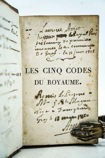 Collectif - Les cinq codes du royaume précédés de la charte
