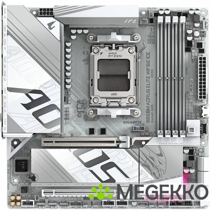 Gigabyte B850M AORUS ELITE WIFI6E ICE, Computers en Software, Moederborden, Nieuw, Verzenden