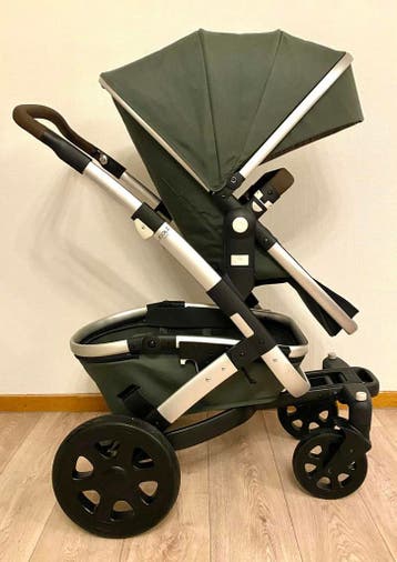 Joolz Geo2 Marvellous Green 3 in 1 - COMPLEET, Kinderen en Baby's, Kinderwagens en Combinaties, Zo goed als nieuw, Verstelbare duwstang