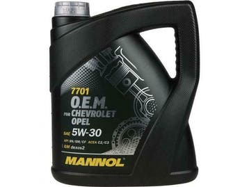 Origineel MANNOL 4L 7701 5W-30 API SN/SM/CF GM dexos2, Ophalen of Verzenden