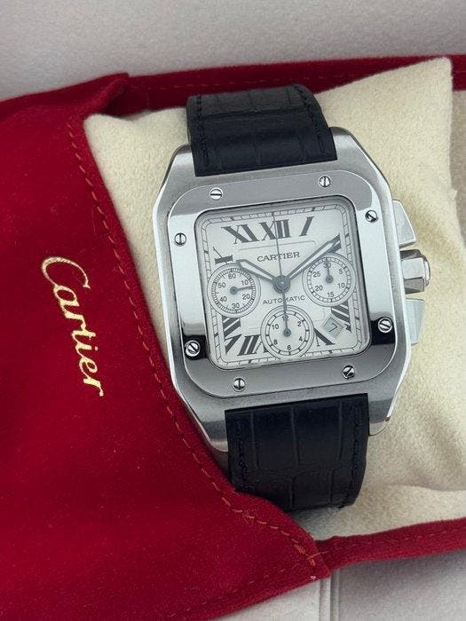 Cartier - Santos 100 - 2740 - Heren - 2010-2020, Bijoux, Sacs & Beauté, Montres | Hommes