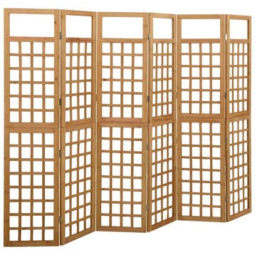 vidaXL Kamerscherm/trellis met 6 panelen 242,5x180 cm, Verzenden, Nieuw