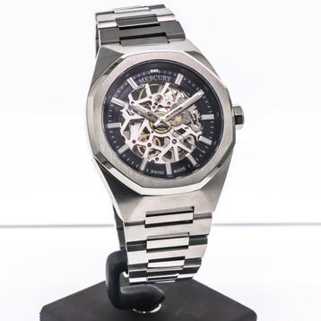 Mercury - Skeleton Automatic Swiss Watch - MEA491SK-SS-9 -, Nieuw