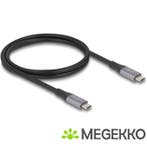 DeLock 81191 USB4 Gen 2x2 40Gbps 240W USB Type-C 1m, Computers en Software, Verzenden, Nieuw