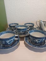 Service à thé (22) - Blue Willow - Porcelaine Fine, Antiquités & Art