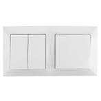 Aigi Cika wisselschakelaar 3-knops 230V LED, Verzenden, Nieuw