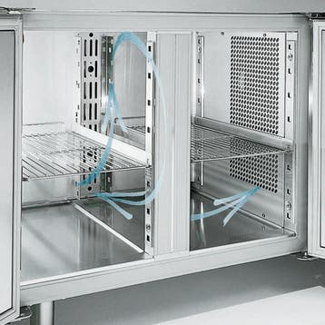 Bakkerij Vrieswerkbank | PastryLine | 550L | 3 Deuren, Verzenden