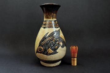 Satoshi Miyagi - Okinawa Tsuboya-keramiek Grote vaas met
