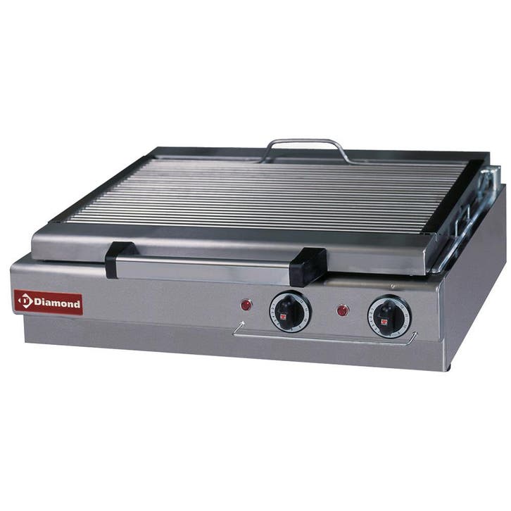Stoomgrill | Met RVS rooster | Bakplaat 600x340mm | 7,5kW |, Zakelijke goederen, Horeca | Keukenapparatuur, Nieuw in verpakking