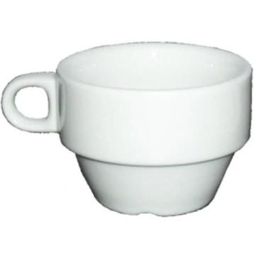 Kopjes | HOLLANDIA | Porselein | Wit | 20cl | 6 Stuks |, Verzenden, Nieuw in verpakking