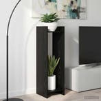 vidaXL Plantenstand Zwarte Eik 30 x 30 x 100 cm, Verzenden