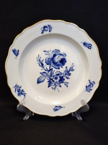 Meissen - Bord (2) - Ø 22,0 cm 2er Set antike