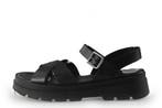 Manfield Sandalen in maat 42 Zwart, Kleding | Dames, Schoenen, Verzenden, Zwart, Sandalen of Muiltjes, Zo goed als nieuw