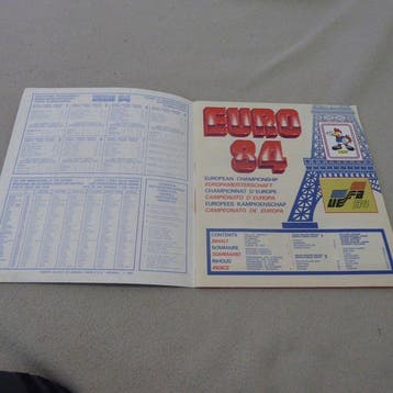 1984 Panini Euro 84 - 1 Compleet album - Excellent (EX)
