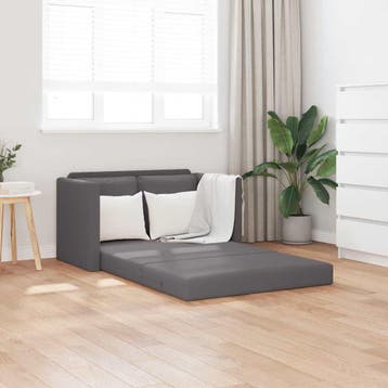 vidaXL Slaapbank vloermodel 2-in-1 112x174x55 cm kunstleer, Verzenden